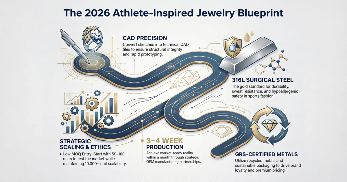 The Business of Athlete-Inspired Fashion: How to Launch a Custom Jewelry Brand in 2026